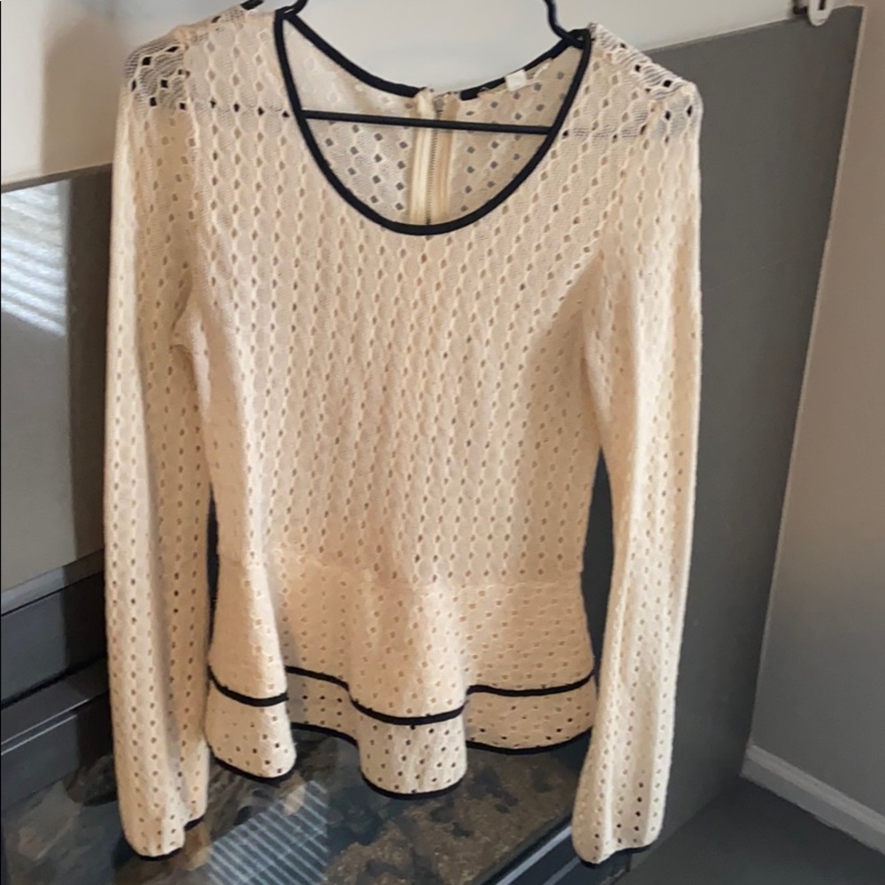 Peplum Longsleeve Top